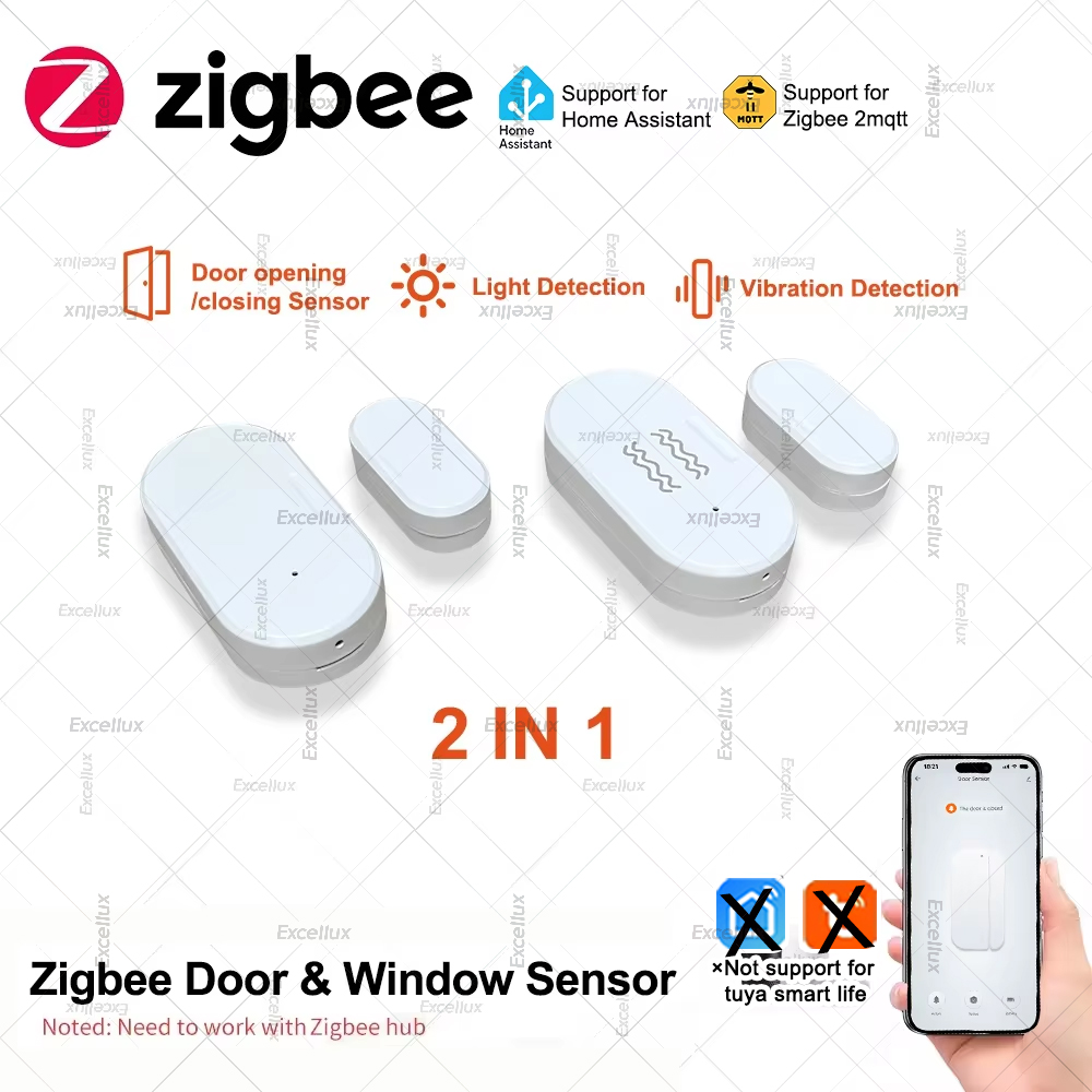 Smart Home Zigbee 3.0 - Zigbee 3.0 Sensor Jendela Pintu dengan