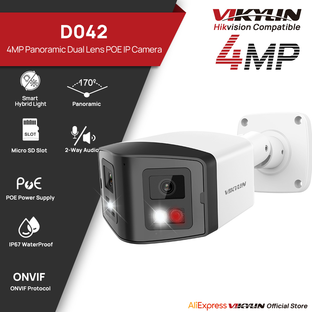 Smart Home X10 - VIKYLIN 170 ° Kamera IP Keamanan