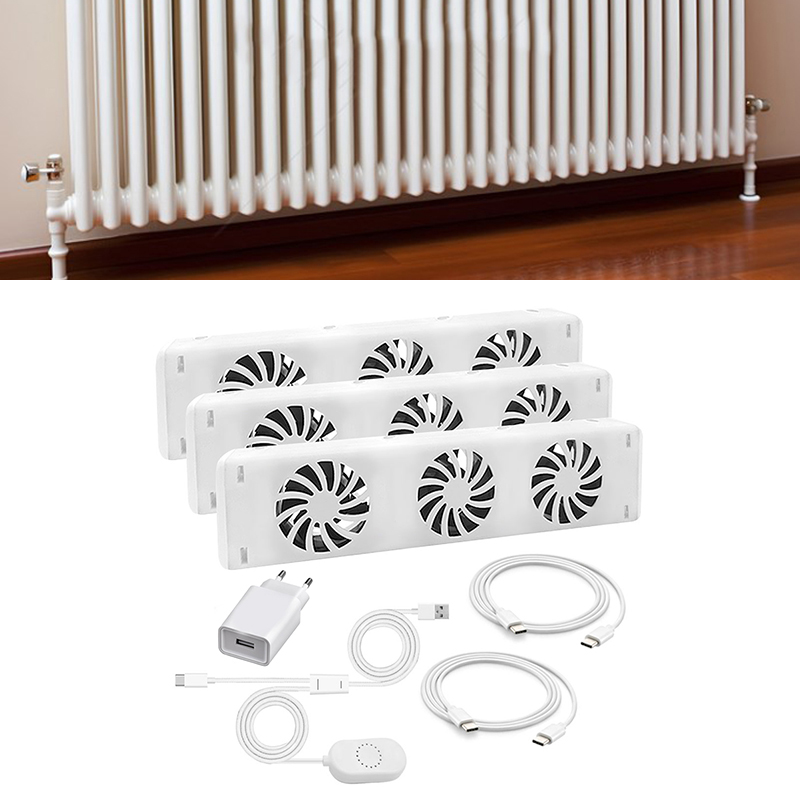 Smart Home Ventilation - Kipas Radiator Pintar 3-Kipas untuk Pemanas