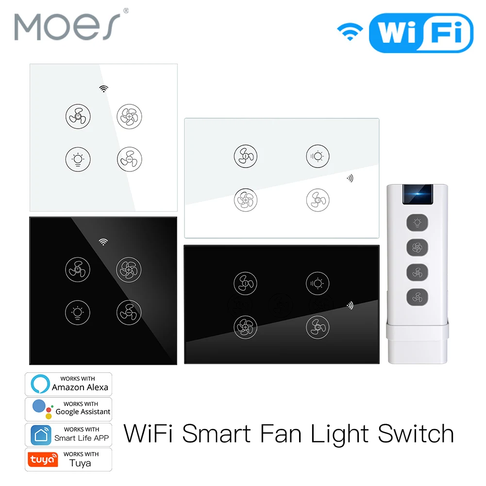Smart Home Ventilation - WiFi Baru Cerdas Langit-langit Kipas Lampu