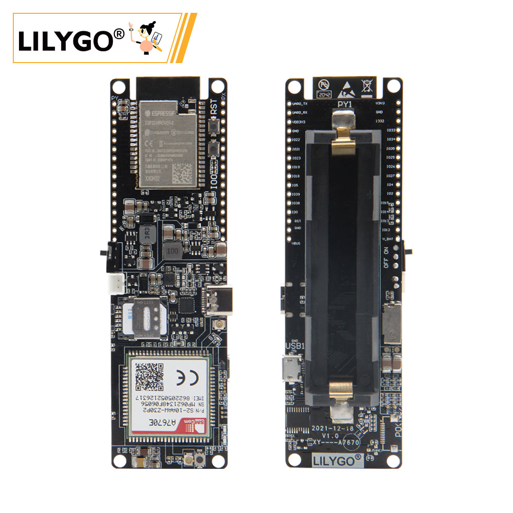 Smart Home Esp32 - LILYGO® TTGO T-A7670G/E/SA R2 4G Papan