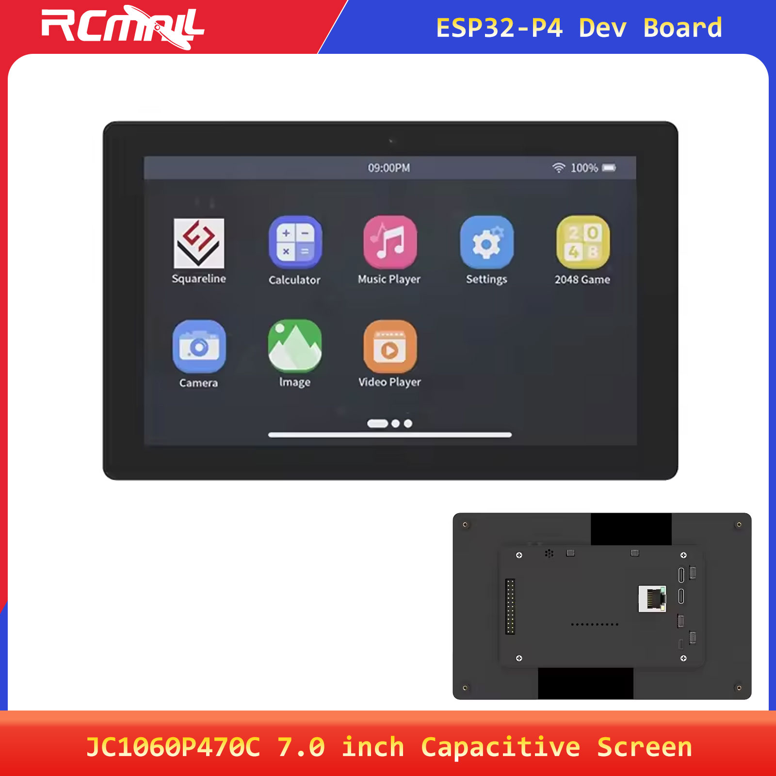 Smart Home Esp32 - JC1060P470C Layar Sentuh Kapasitif IPS 7.0