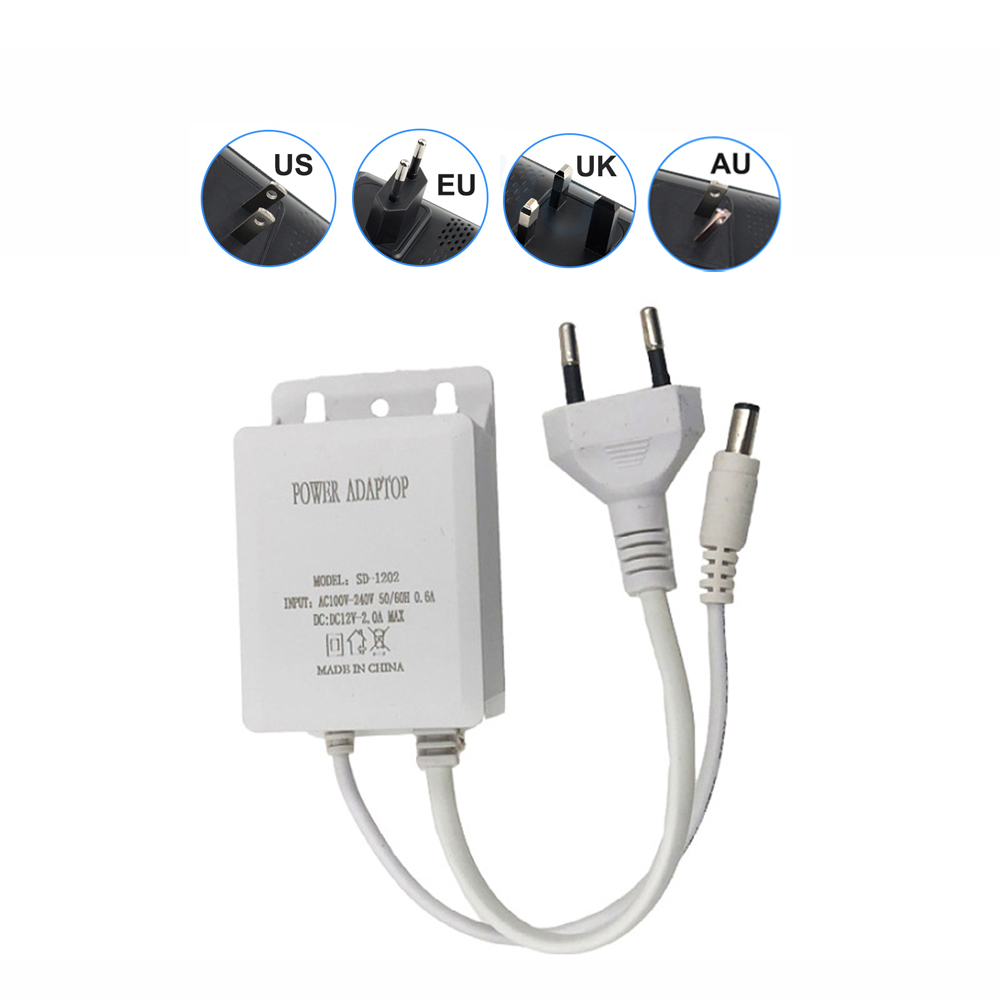 Security Ip Camera - Catu daya adaptor daya steker EU