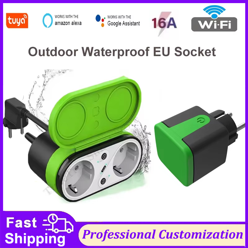Smart Home Internet - Tuya EU 16A Wifi Smart Outdoor