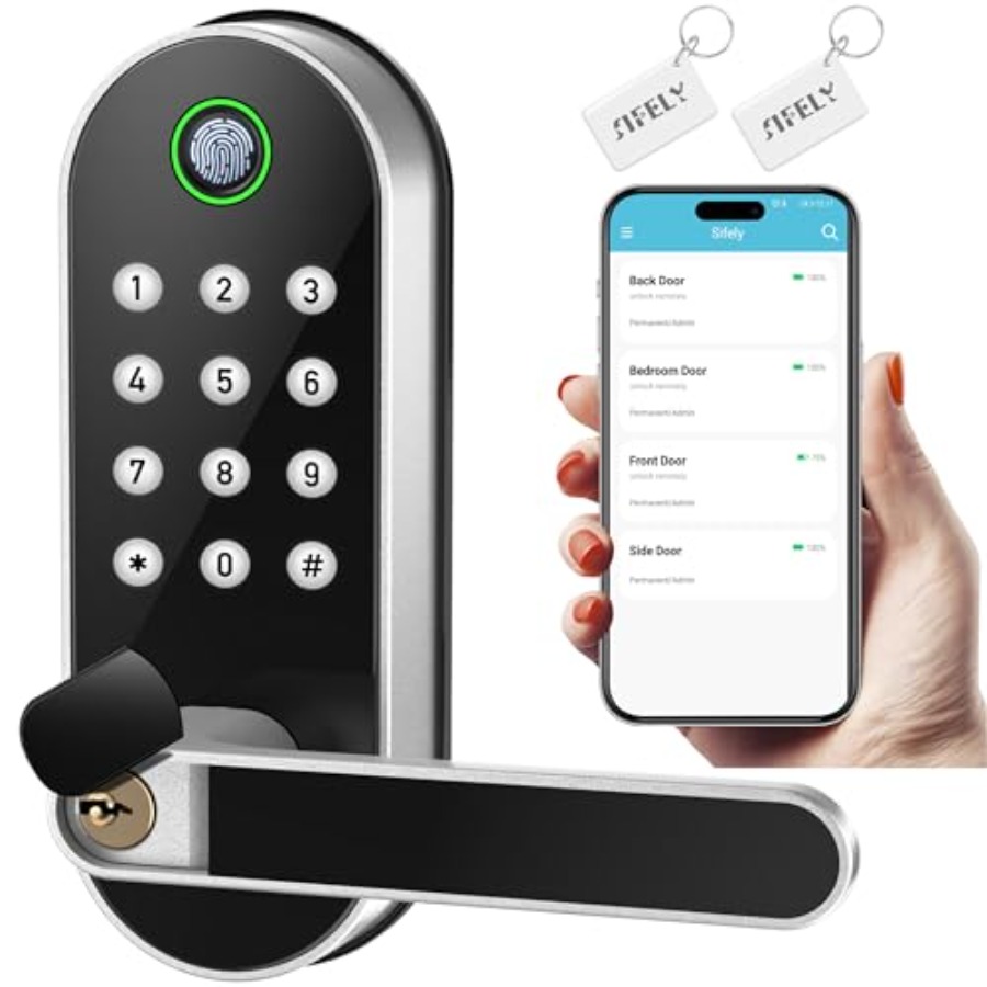 Airbnb Smart Home - Kunci Pintu Pintar Sidik Jari dengan