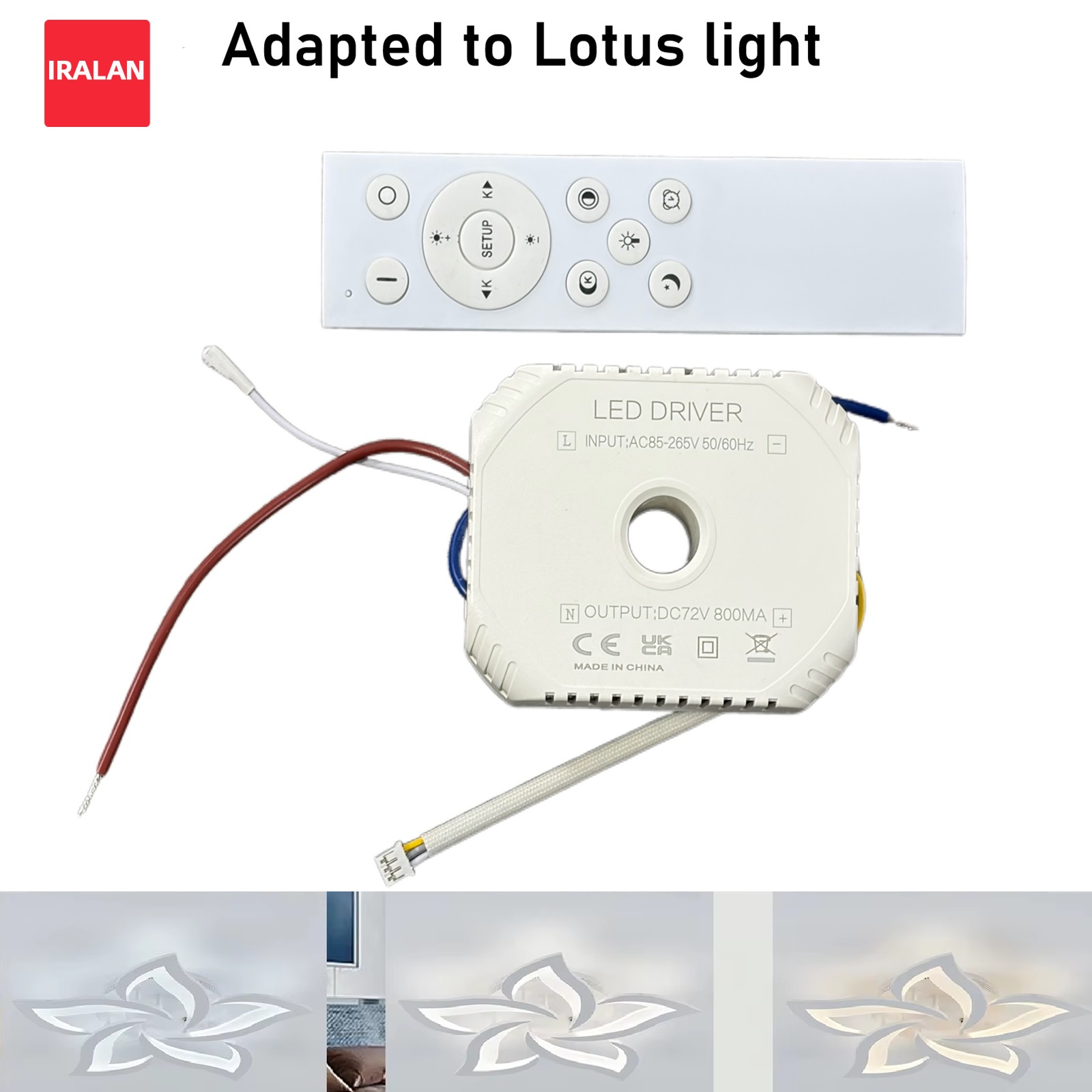 Smart Home Ventilation - Driver Lampu Plafon Transformator Pencahayaan Pintar