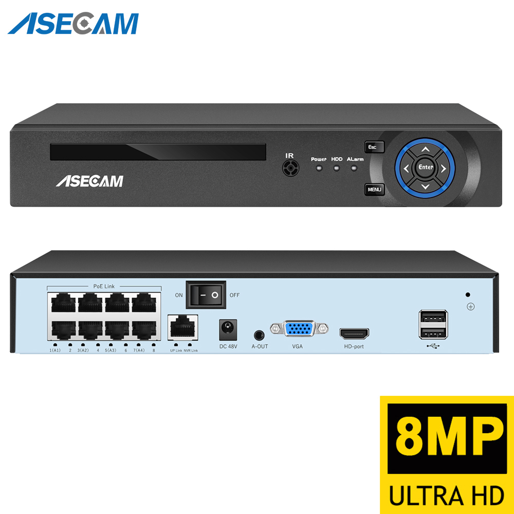 Security Ip Camera - Perekam Video NVR POE Super 8MP