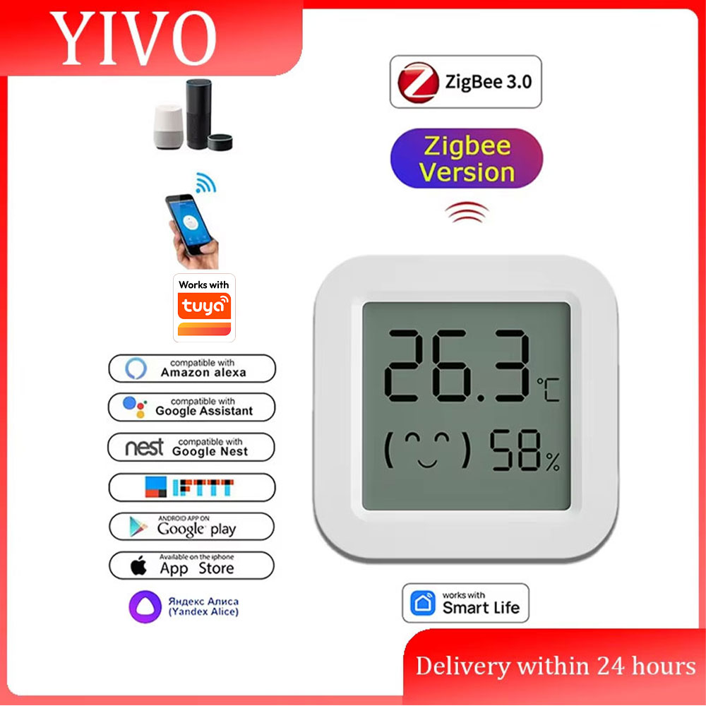 Smart Home Zigbee 3.0 - Zigbee 3.0 Sensor Suhu dan Kelembapan