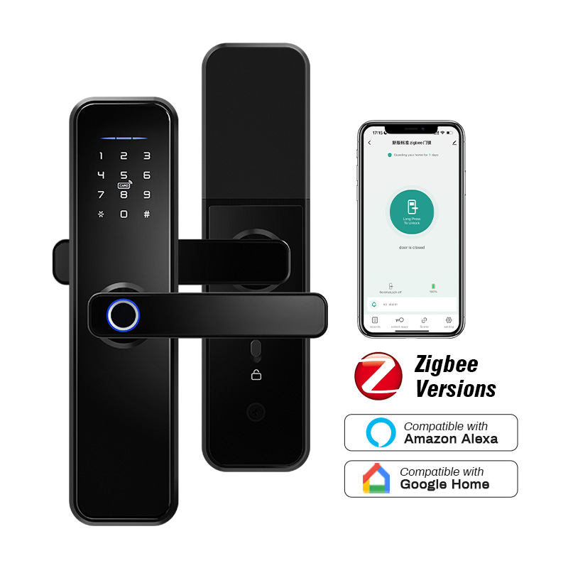 Airbnb Smart Home - Tuya Zigbee kunci pintu biometrik, gembok