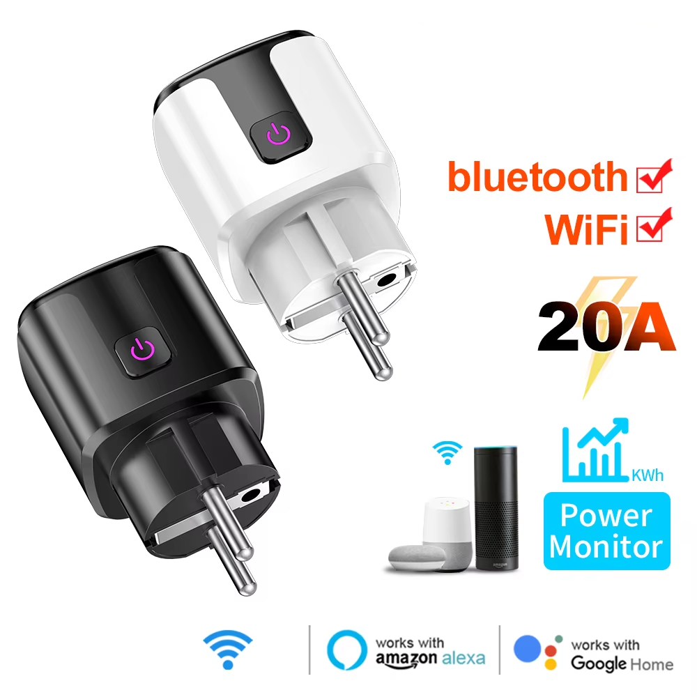 Smart Home Nest - Soket WiFi+Bluetooth Smart 20A EU Plug