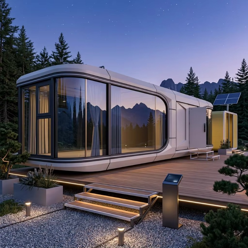 Airbnb Smart Home - Rumah Kapsul Modern Prefabrikasi ADU Modular