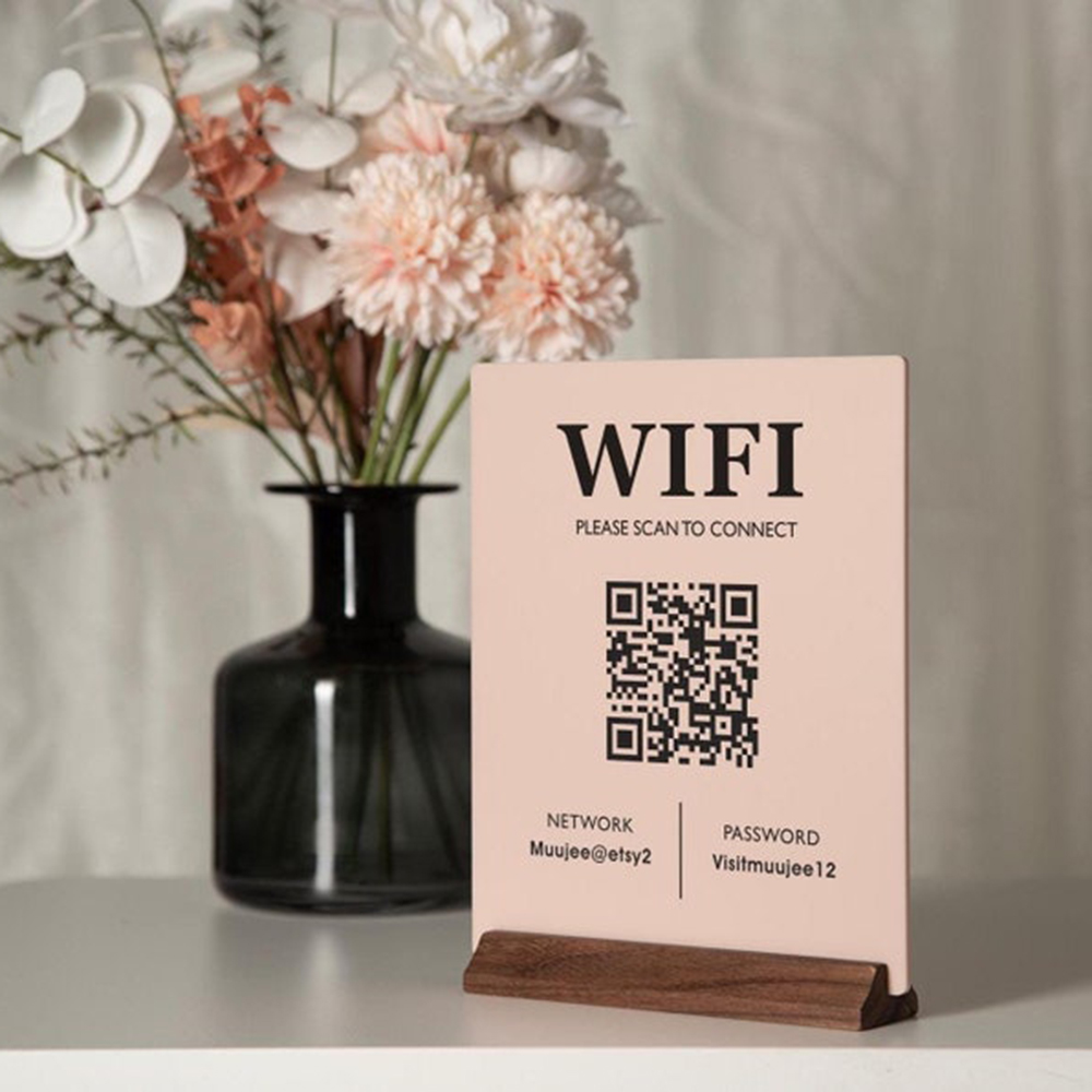 Airbnb Smart Home - Penjualan Panas Papan Akrilik Kode QR