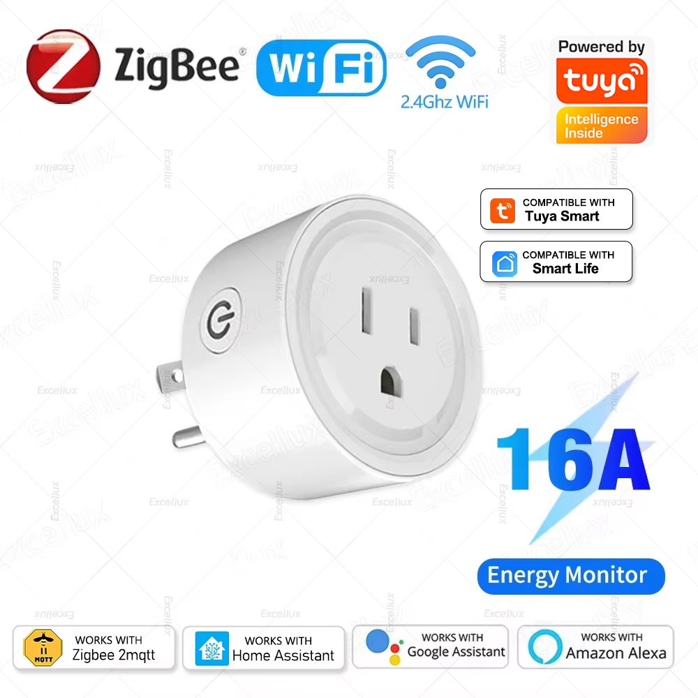 Smart Home Or Smart Home - Soket Pintar Tuya WiFi Atau Zigbee