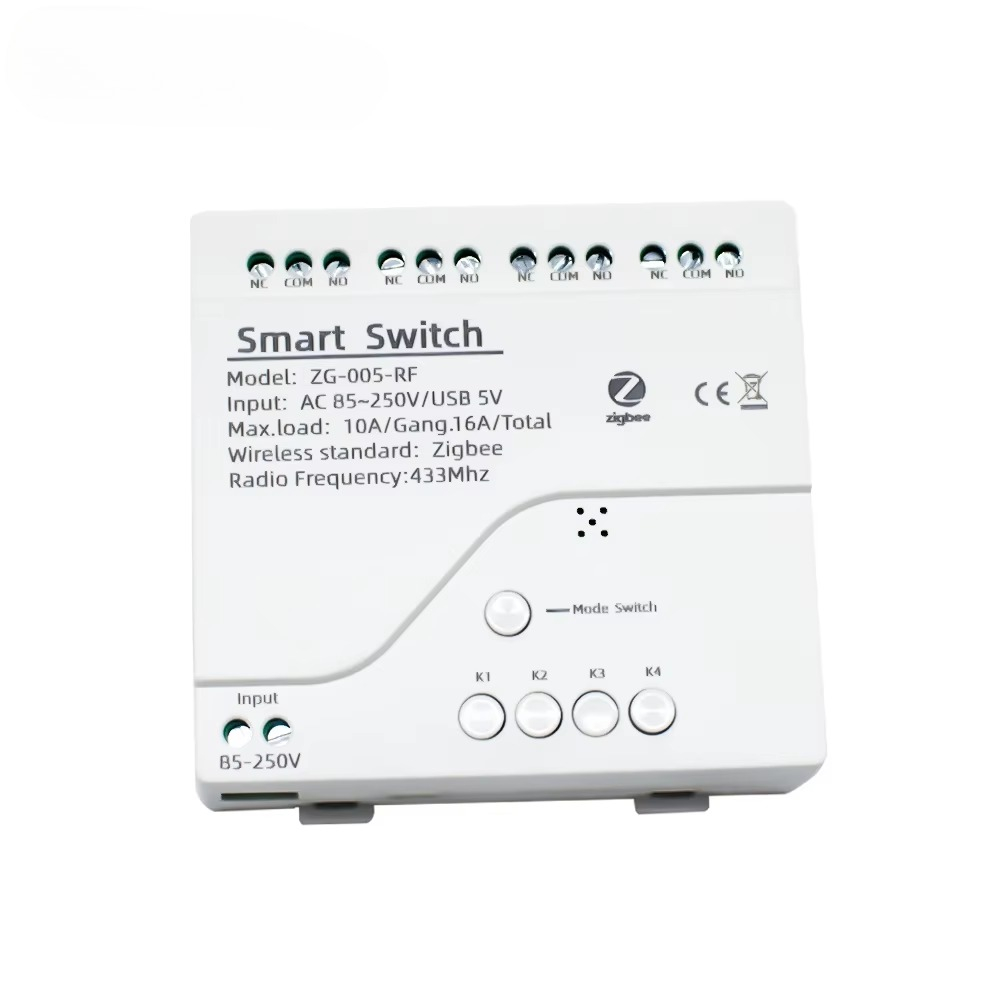 Tuya Smart Switch - Modul Relay Sakelar Zigbee 4CH Tuya