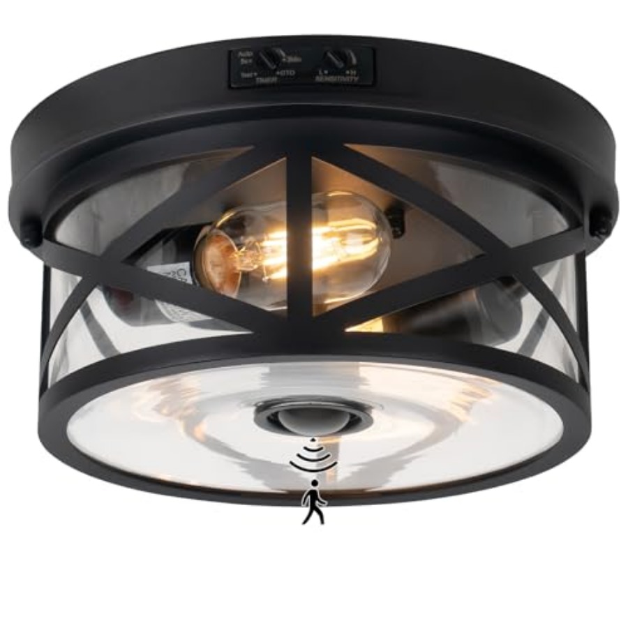 Motion Sensor Light - Lampu Langit-langit Luar Ruangan dengan Sensor