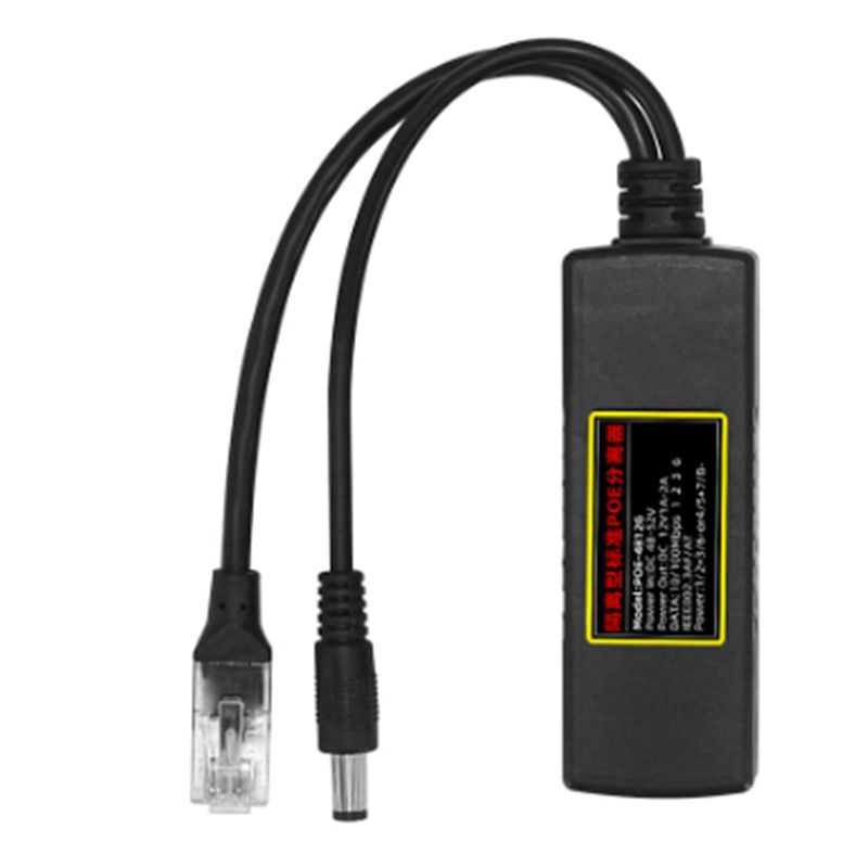 Security Ip Camera - Output DC 12V/1A-2A POE Splitter Standar