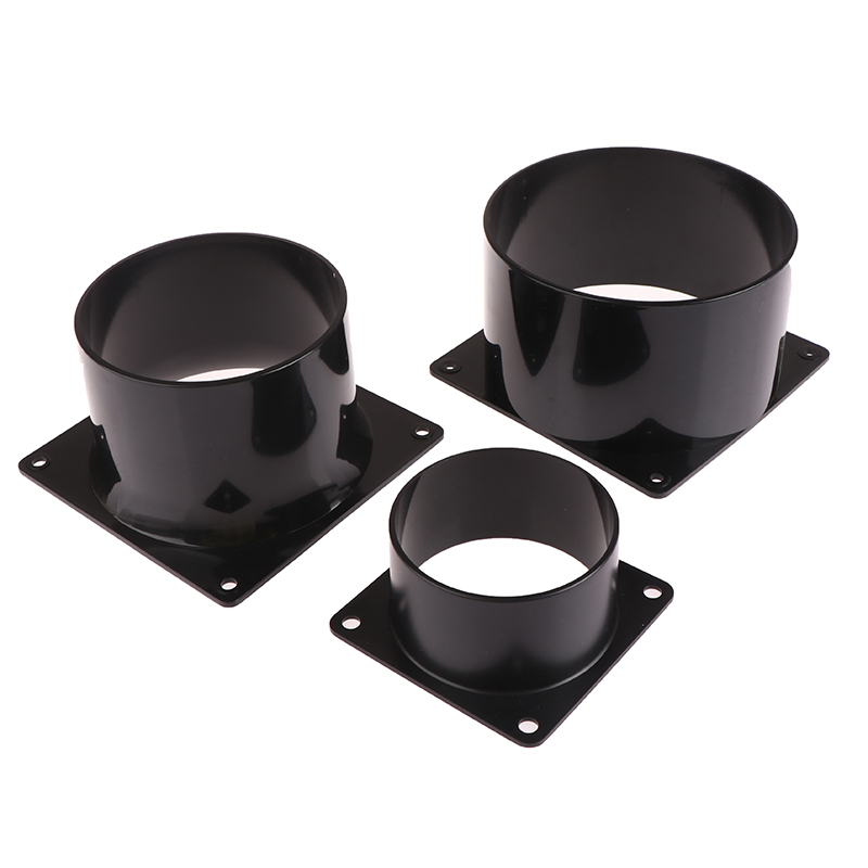 Smart Home Ventilation - Konektor flens dinding ABS 75/100/120MM untuk