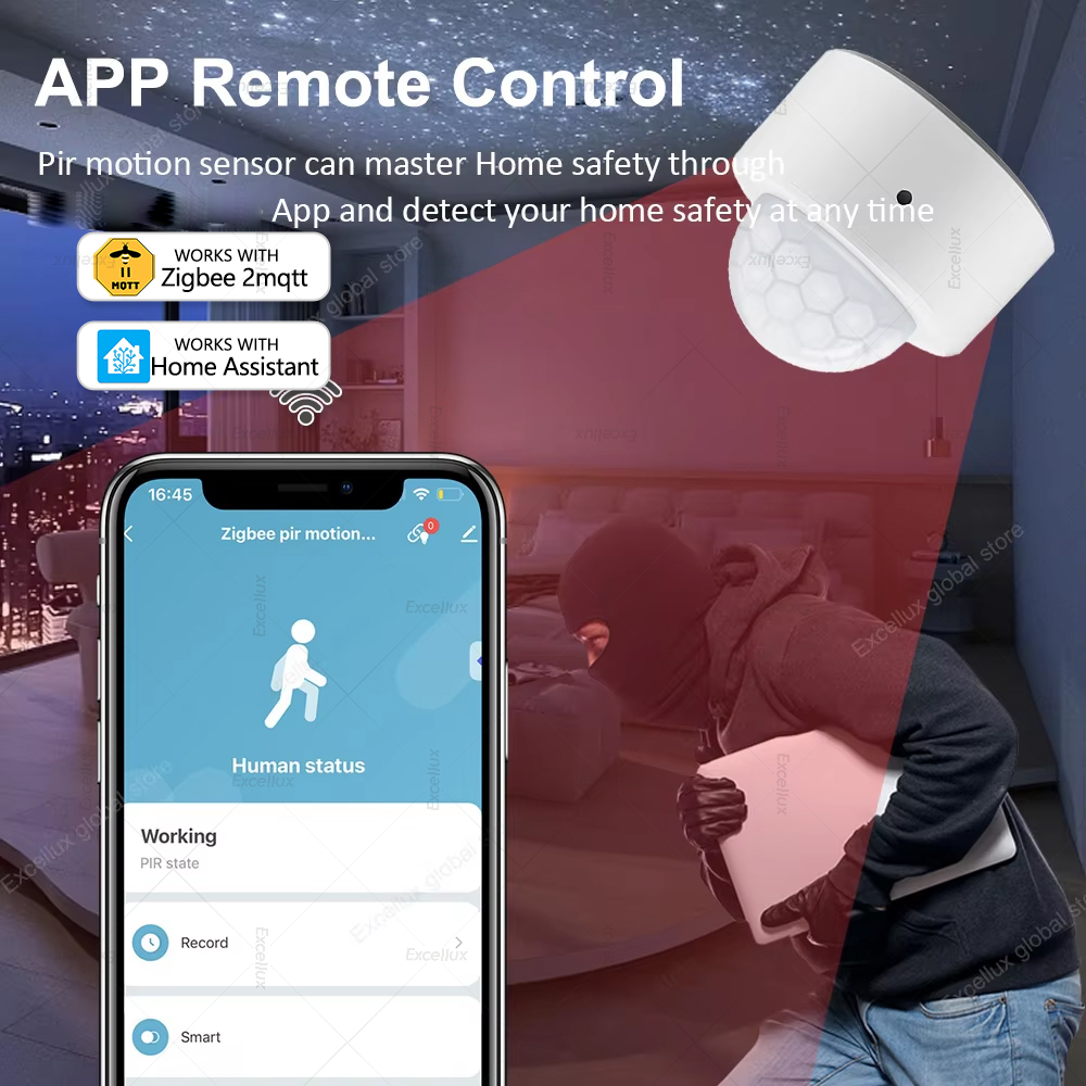ZigBee PIR Sensor Gerak Mini I - Smart Home Full System ulasan dan harga