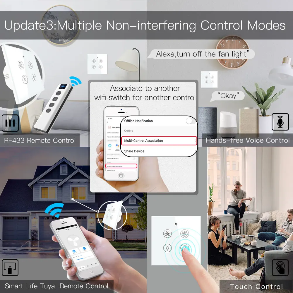 WiFi Baru Cerdas Langit-langit - Smart Home Ventilation ulasan dan harga