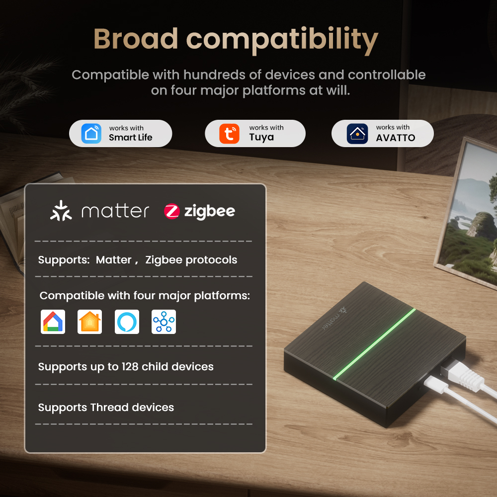 AVATTO Matter Smart Wired Gate - Smart Home Nest ulasan dan harga