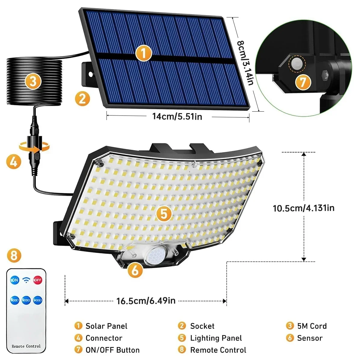 Lampu Luar Ruangan Tenaga Sury - Motion Sensor Light ulasan dan harga