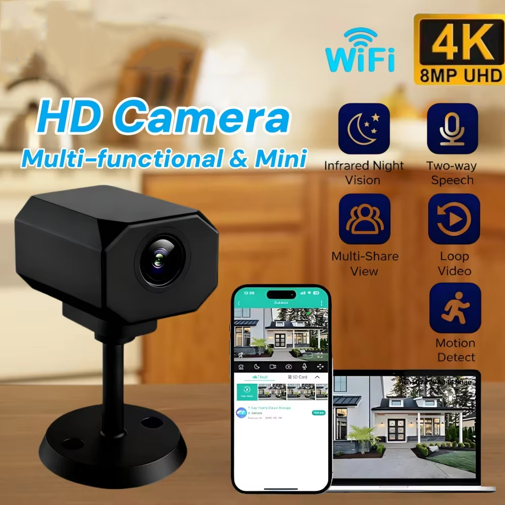 Kamera Keamanan WiFi 4K HD unt - Security Ip Camera ulasan dan harga