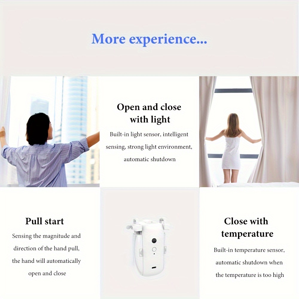 Robot Tirai Pintar Bekerja den - Smart Home Full System ulasan dan harga