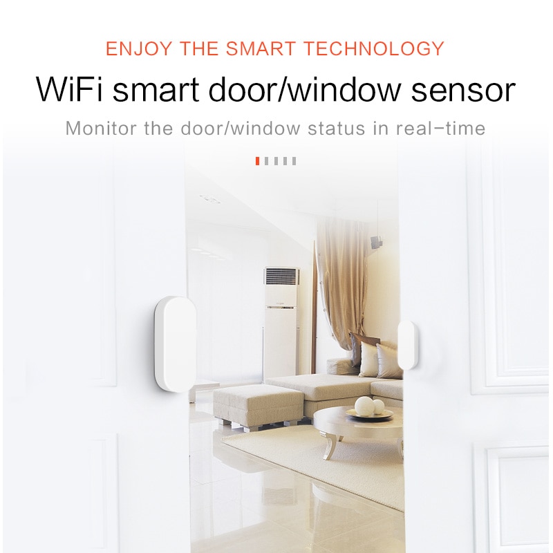 Sensor pintu WiFi pintar Tuya  - Door Window Sensor ulasan dan harga