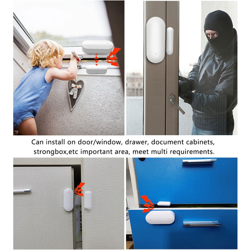 Sensor pintu WiFi pintar Tuya  - Door Window Sensor ulasan dan harga