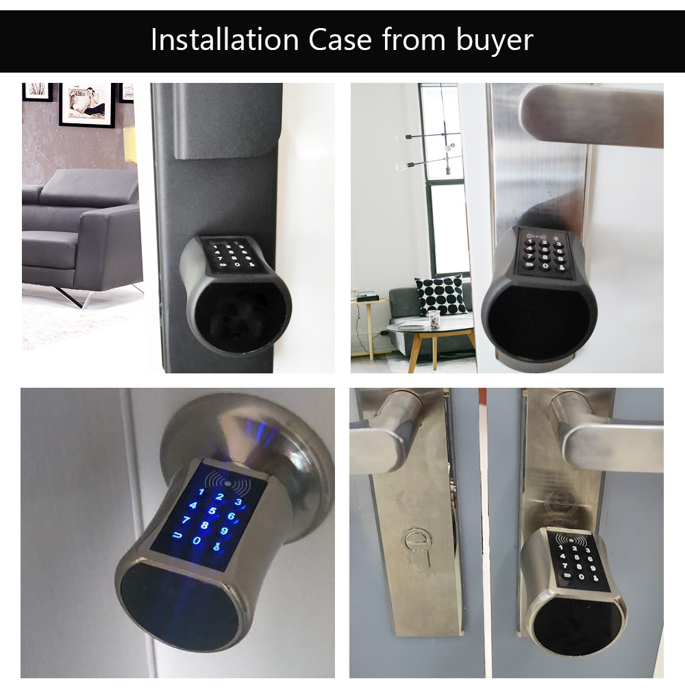 Bluetooth kunci silinder kunci - Airbnb Smart Home ulasan dan harga