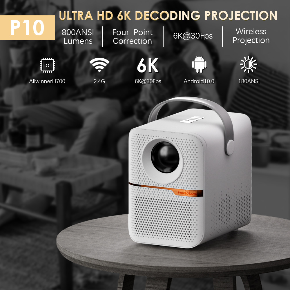 Proyektor Mini Pintar P10 300A - Smart Home X10 ulasan dan harga