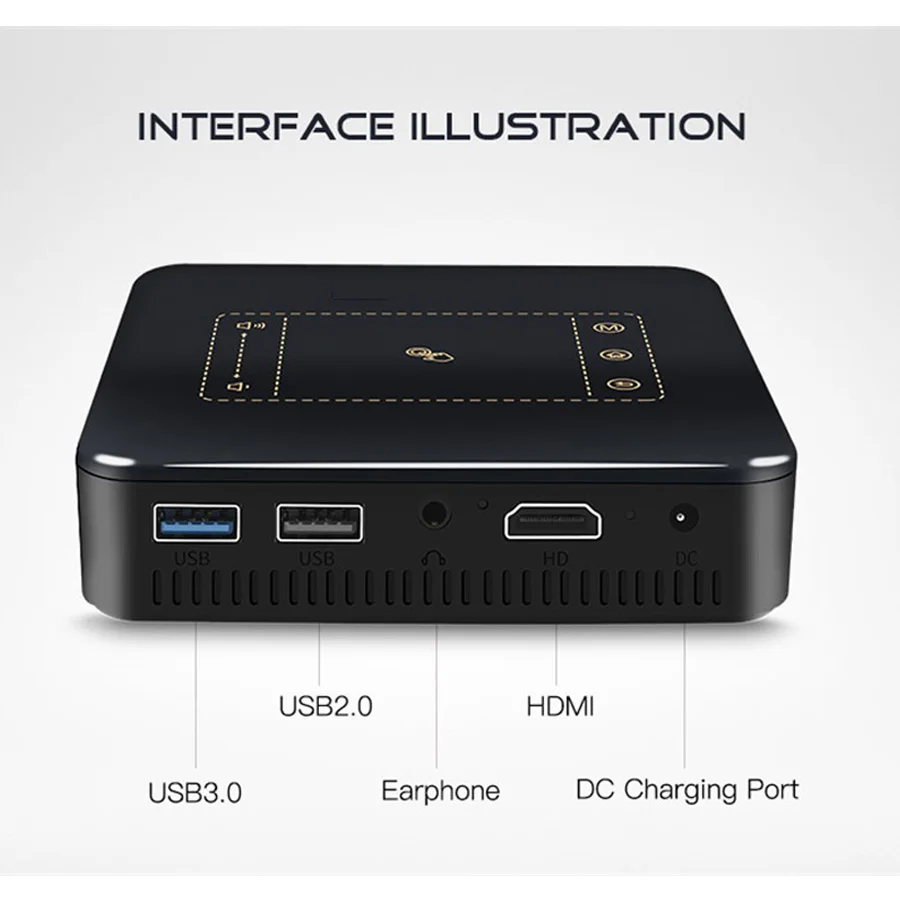 ApexTPWZATCO D13 Proyektor Min - Smart Home X10 ulasan dan harga