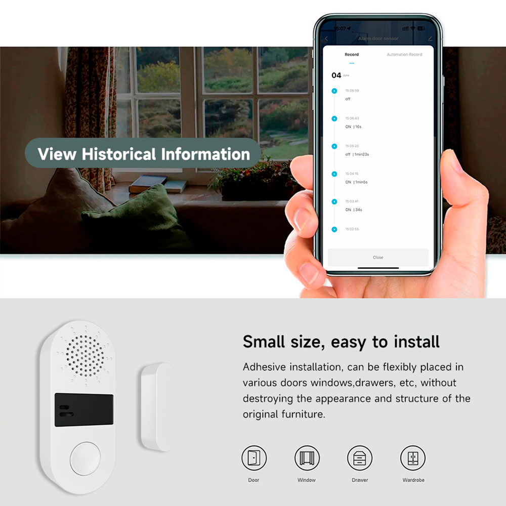 Sensor Kontak Pintu Jendela Ni - Door Window Sensor ulasan dan harga