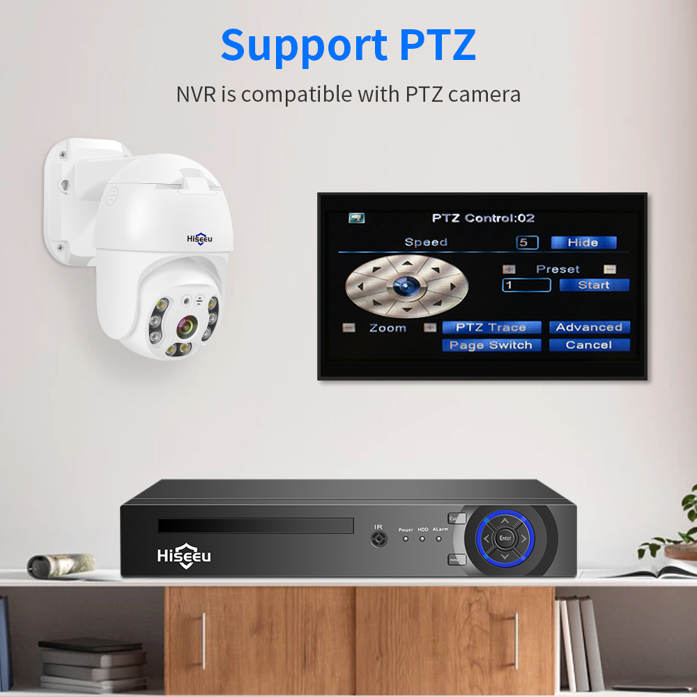 Hiseeu 4CH 10CH 16CH 4K 8MP 5M - Security Ip Camera ulasan dan harga