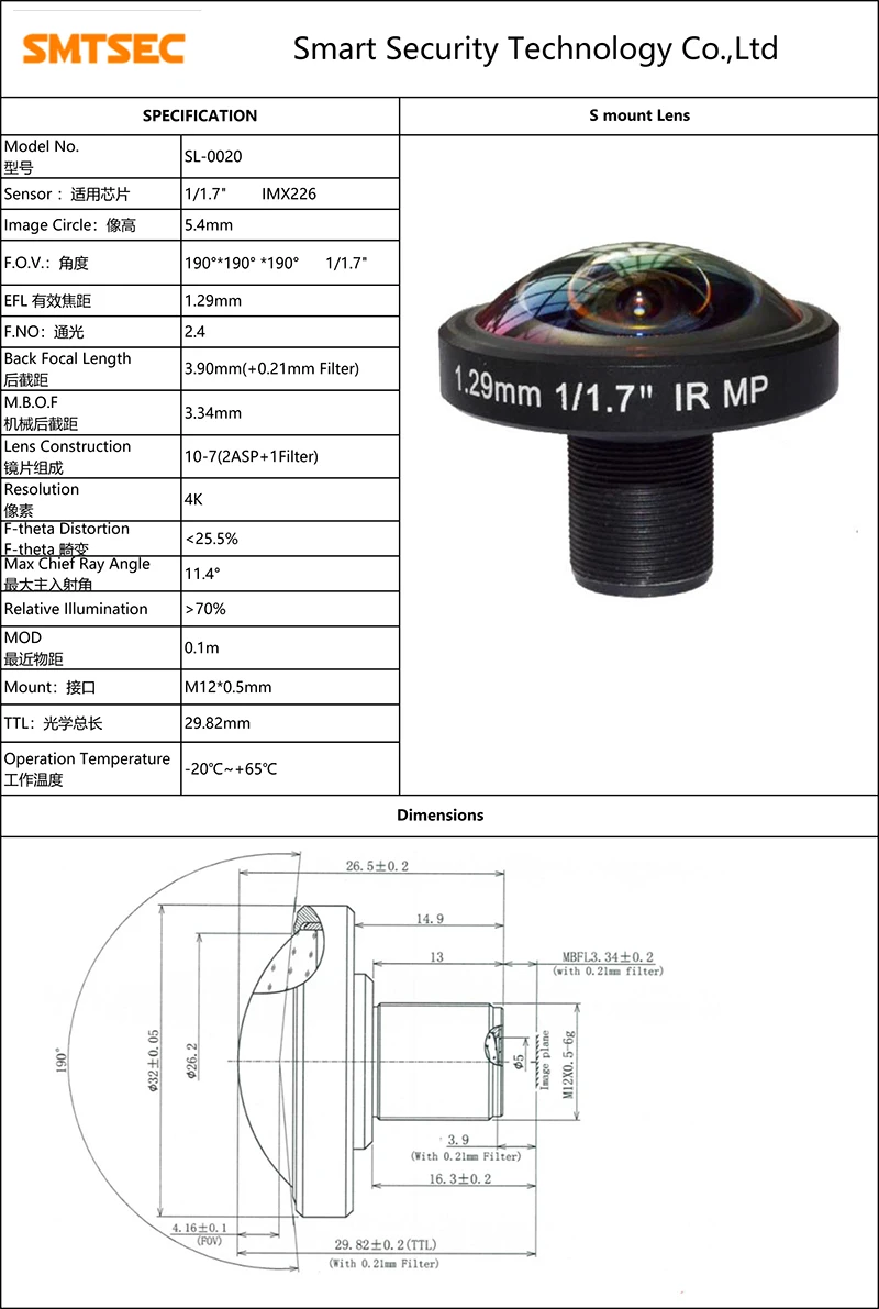 Lensa Fisheye CCTV 1.29mm 1/1. - Security Ip Camera ulasan dan harga