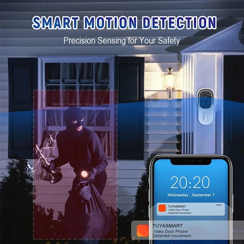 Tuya Bel Pintu Video Pintar In - Video Doorbell ulasan dan harga