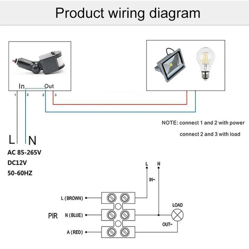 Sensor Gerak Sakelar PIR Senso - Motion Sensor Light ulasan dan harga