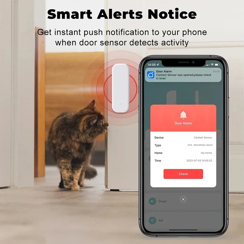 Tuya WiFi Sensor Jendela Pintu - Smart Home Full System ulasan dan harga