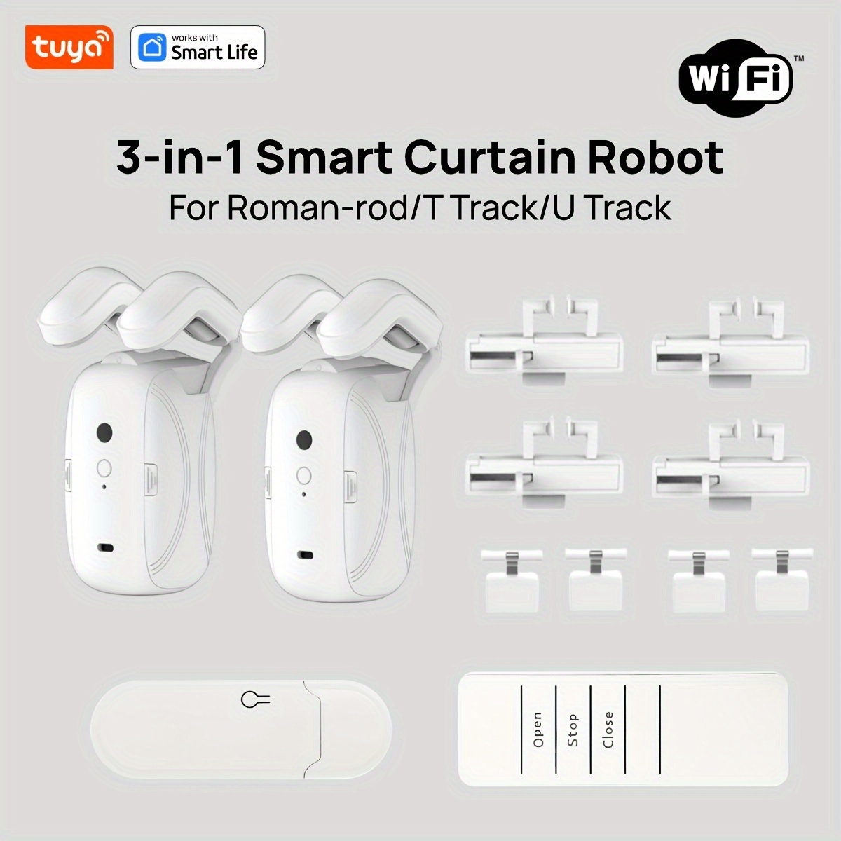 1/2 Buah Robot Tirai WiFi Pint - Smart Home Full System ulasan dan harga