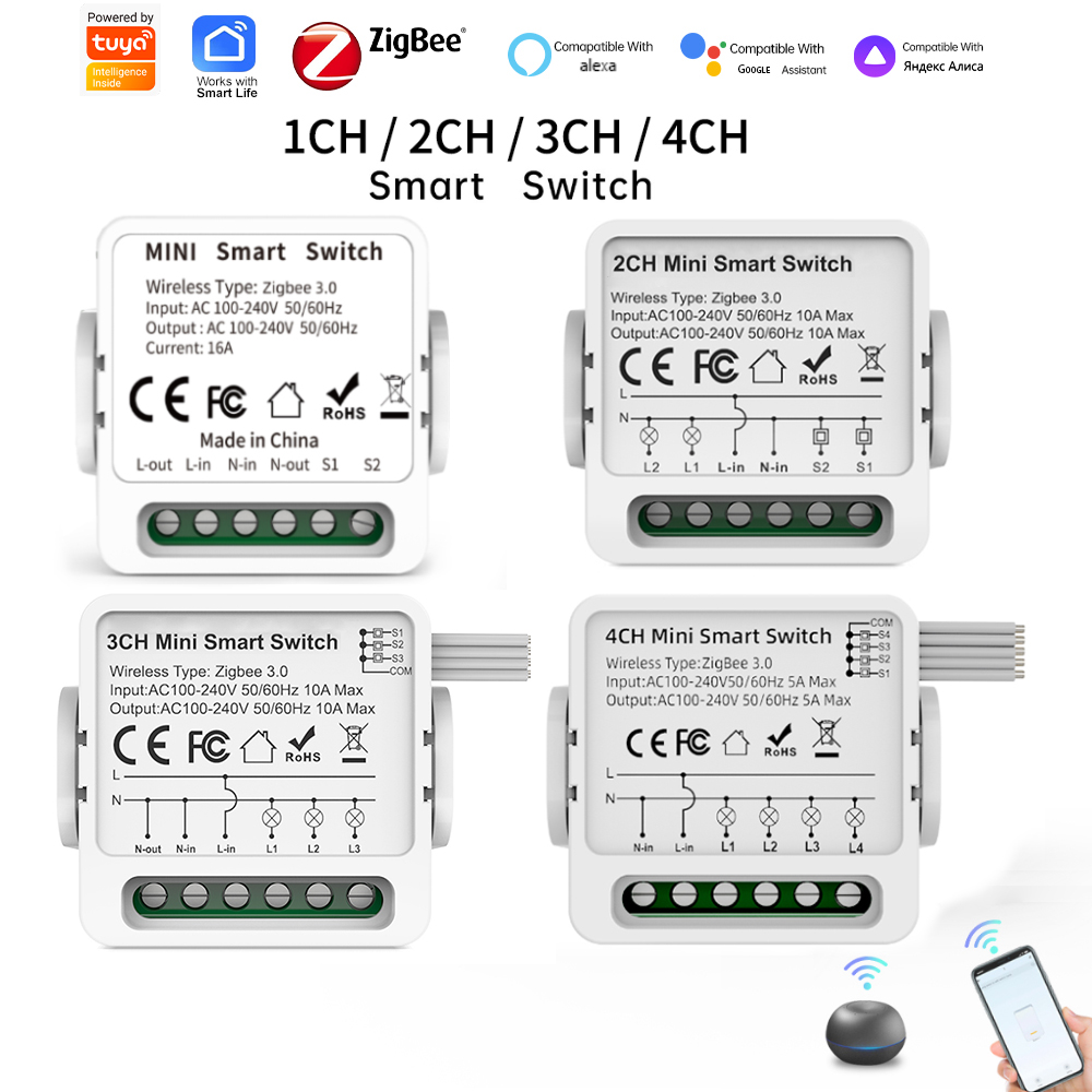 Tuya Zigbee 3.0 Smart Switch 1 - Smart Home Zigbee 3.0 ulasan dan harga
