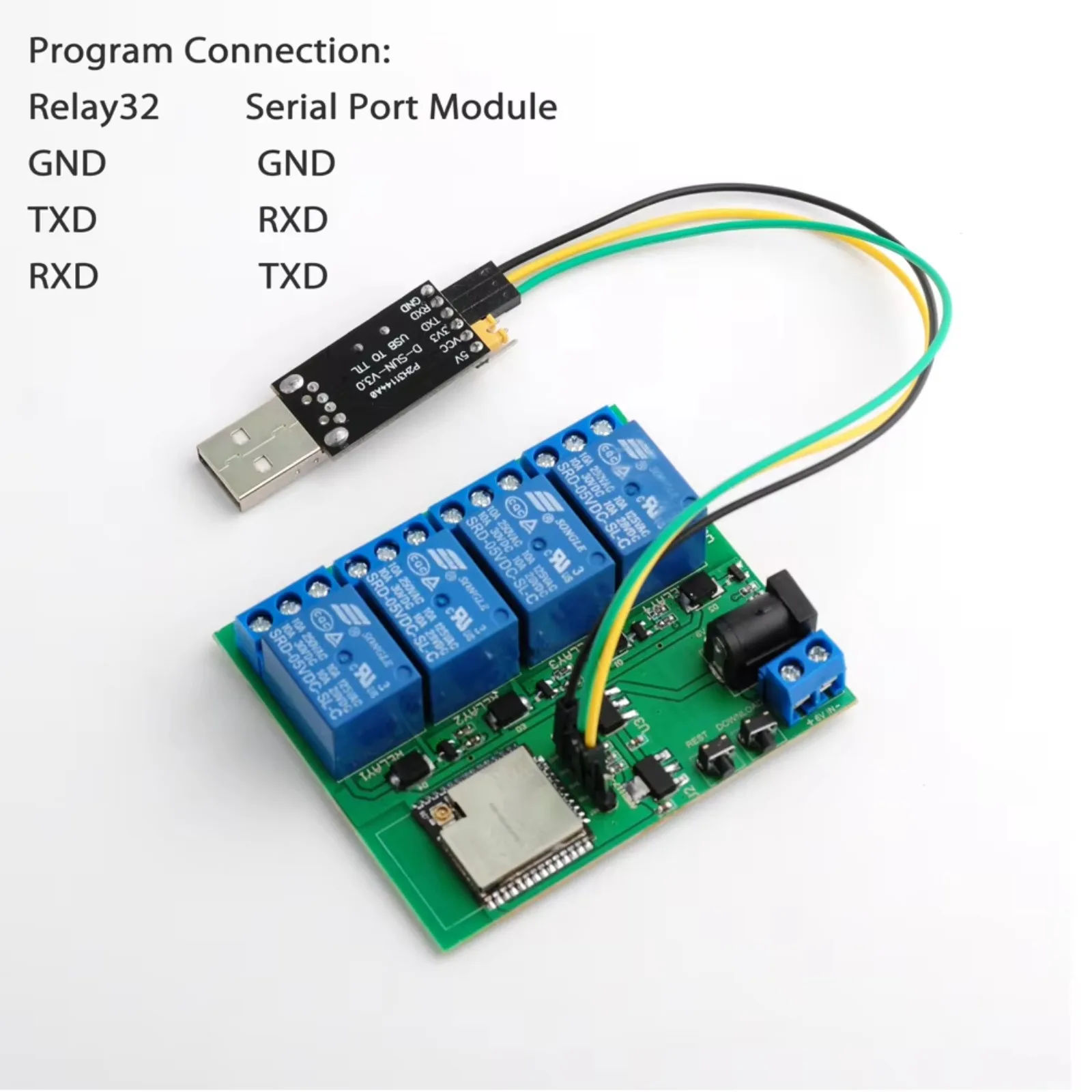 Modul Relay Nirkabel 4 Saluran - Smart Home Esp32 ulasan dan harga