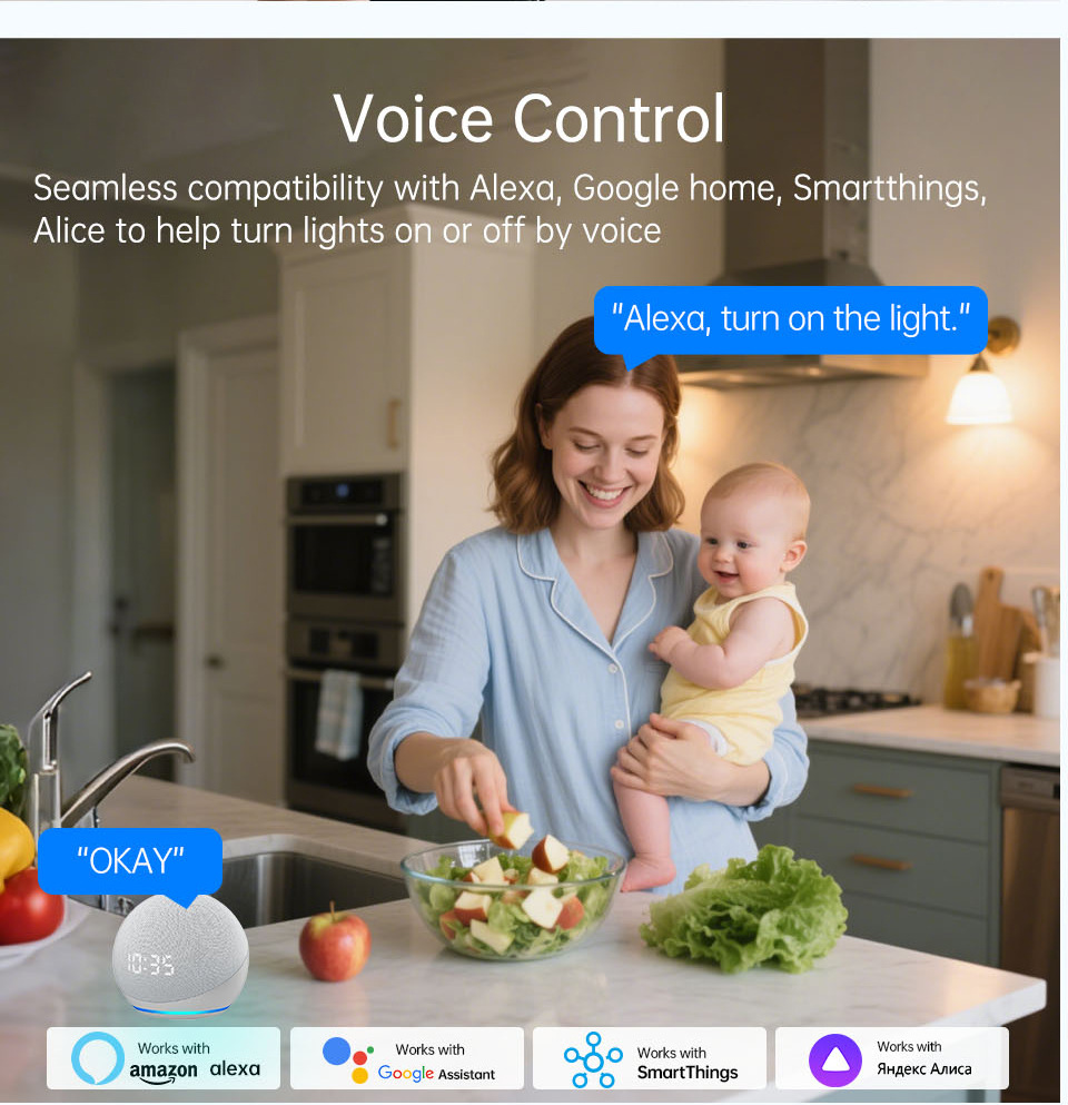 1 2 3 4 Gang WiFi RF 433mhz La - Smart Home Full System ulasan dan harga