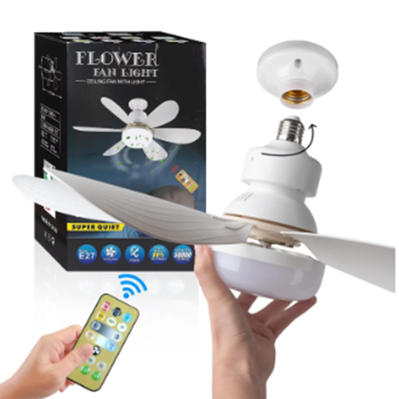 Lampu Kipas Plafon LED E27 202 - Smart Home Ventilation ulasan dan harga