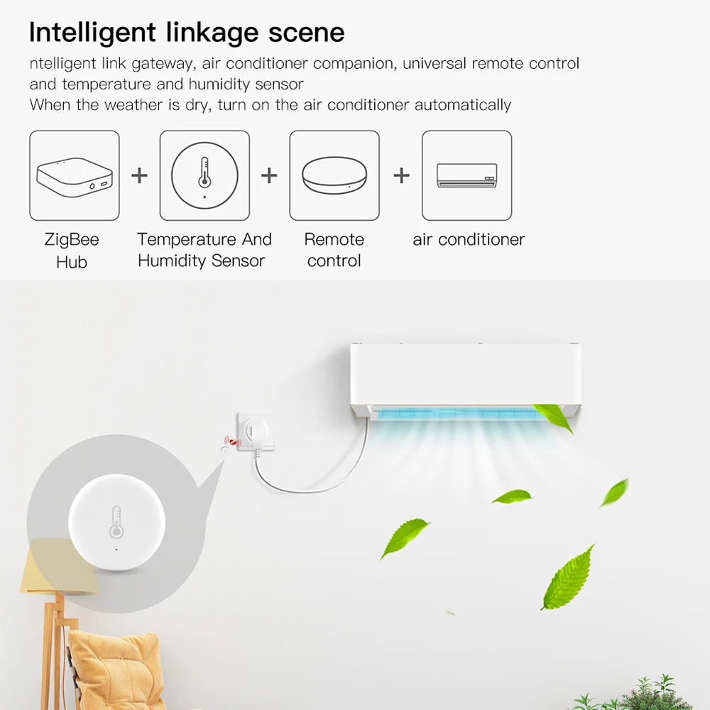 Tuya Zigbee 3.0 Sensor suhu da - Smart Home Zigbee 3.0 ulasan dan harga
