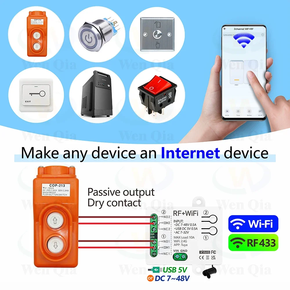 Sakelar lampu pintar 2CH Tuya, - Smart Home Ventilation ulasan dan harga