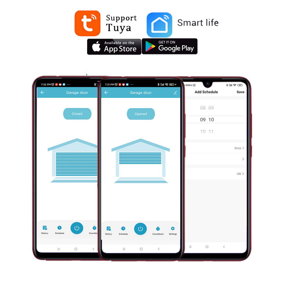 Pengontrol pembuka pintu garas - Smart Home Nest ulasan dan harga