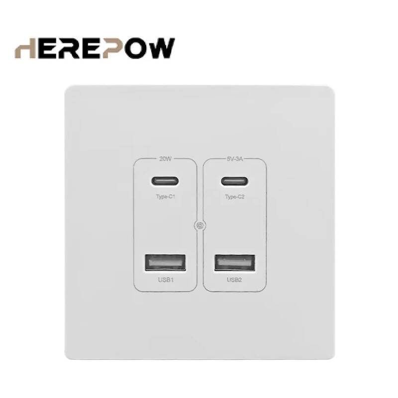Soket Daya Dinding Herepow den - Smart Home Or Smart Home ulasan dan harga