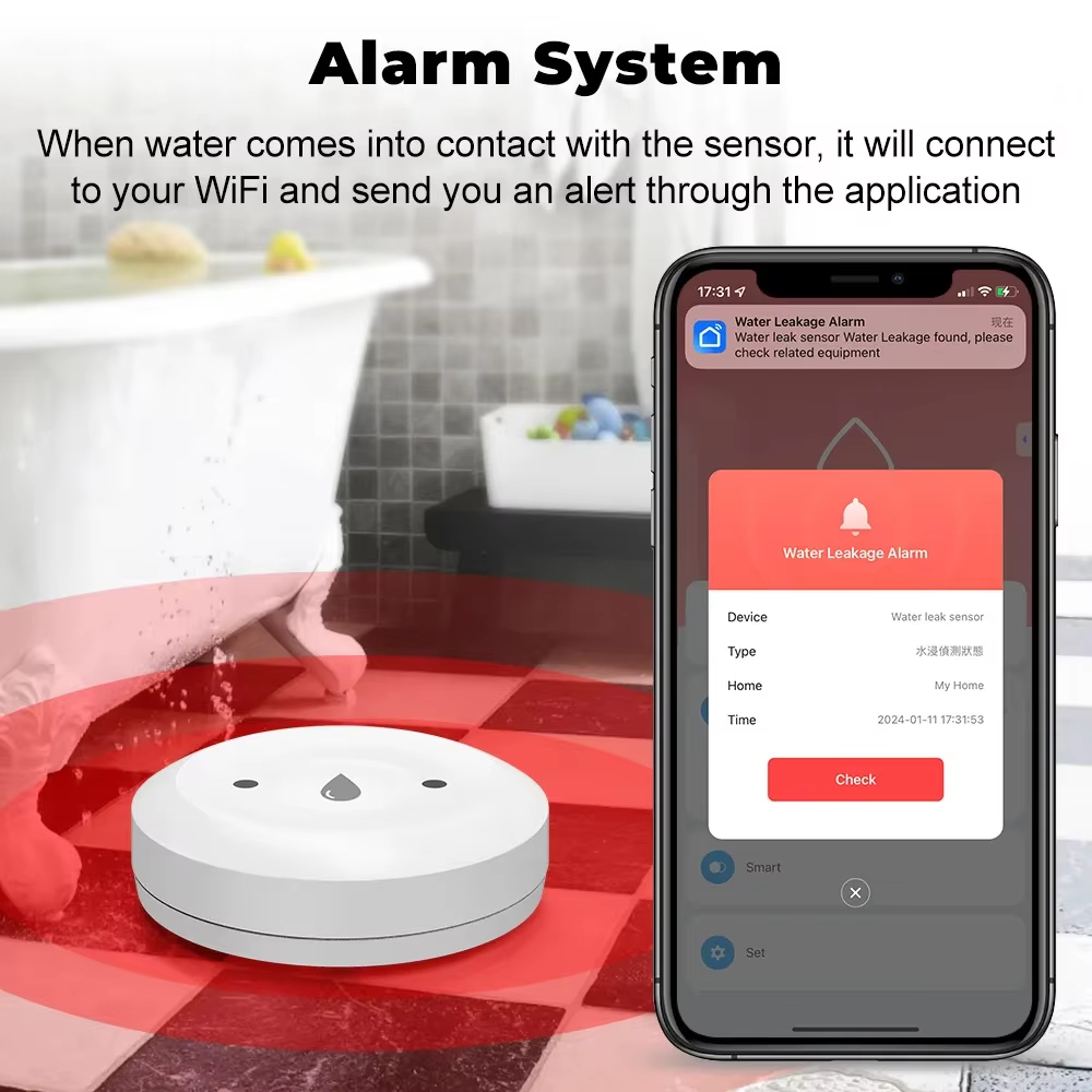 Tuya ZigBee 3.0 Detektor Keboc - Smart Home Zigbee 3.0 ulasan dan harga