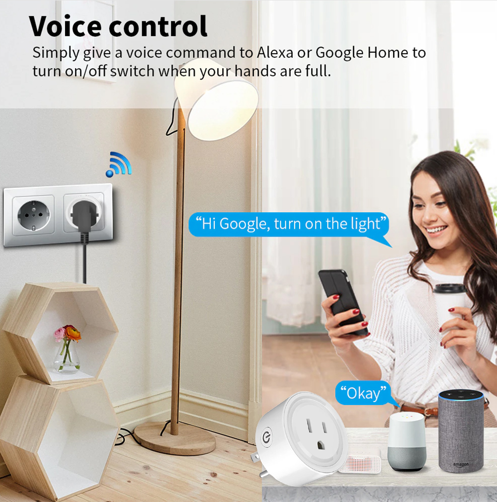 Soket Pintar Tuya WiFi Atau Zi - Smart Home Or Smart Home ulasan dan harga