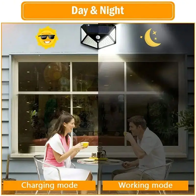 Lampu Taman Tenaga Surya 100LE - Motion Sensor Light ulasan dan harga